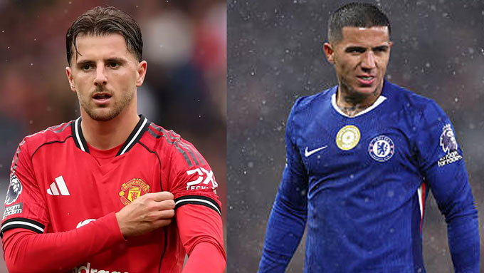 Mount và Enzo đã có những lời qua tiếng lại vói nhau sau trận MU vs Chelsea