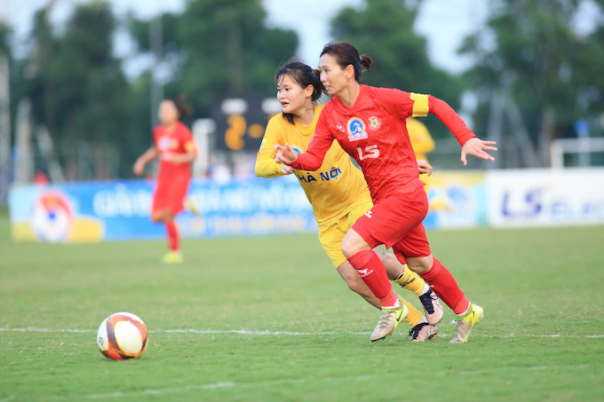 TP.HCM I vẫn thua Hà Nội 1 điểm trên bảng xếp hạng - Ảnh: Phan Tùng 