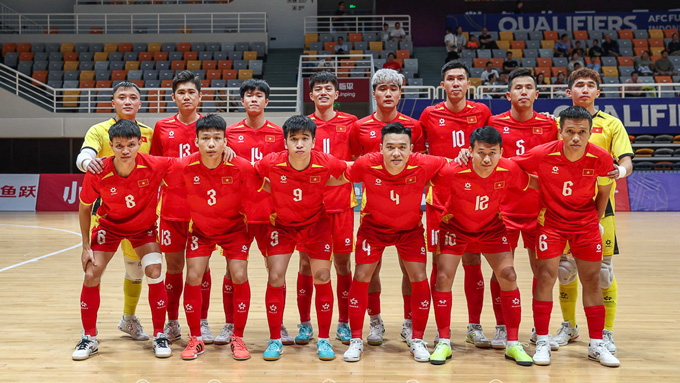 ĐT futsal Việt Nam đã sẵn sàng cho trận đấu diễn ra vào chiều tối nay với đội chủ nhà