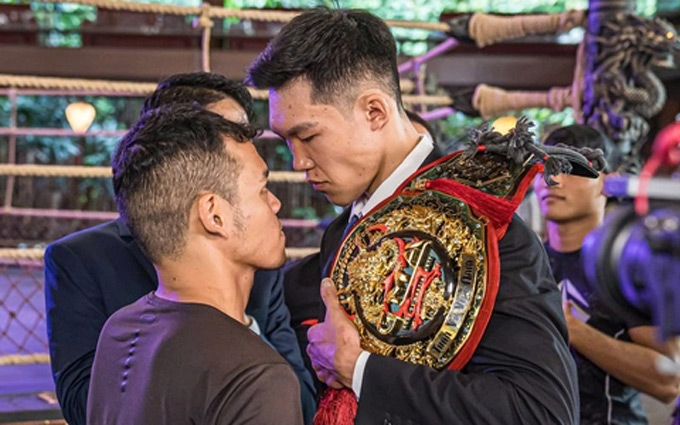 Hà Thế Anh (phải) là nhà vô địch Thần võ Việt Nam hạng Mãnh Hổ 68 kg