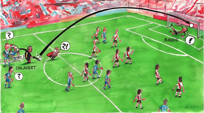 Chilavert từng ghi 1 bàn thắng từ khoảng cách gần 60m vào lưới River Plate