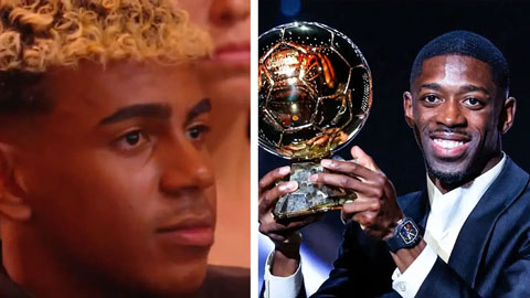 'Dembele đánh bại Yamal ở Quả Bóng Vàng 2025 một cách tuyệt đối'  'Dembele đánh bại Yamal ở Quả Bóng Vàng 2025 một cách tuyệt đối'