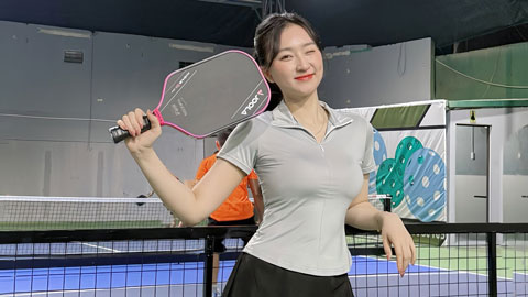 Á khôi Thanh lịch Hà Nội Kim Trà My khoe vẻ đẹp trong veo trên sân pickleball  Á khôi Thanh lịch Hà Nội Kim Trà My khoe vẻ đẹp trong veo trên sân pickleball