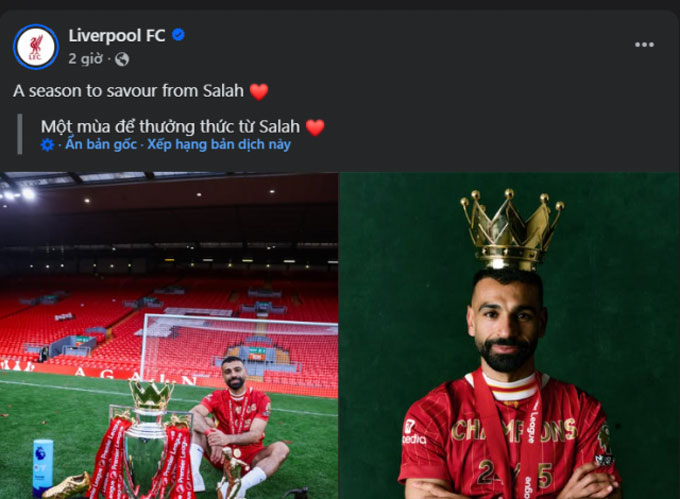 Liverpool nhanh chóng lên tiếng an ủi ngôi sao số 1 của mình