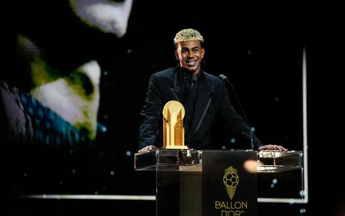 Yamal chỉ giành Kopa Trophy ở lễ trao giải Quả Bóng Vàng 2025