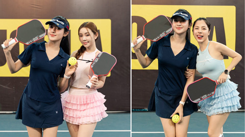 Á hậu Huyền My khoe chân dài miên man trên sân pickleball  Á hậu Huyền My khoe chân dài miên man trên sân pickleball