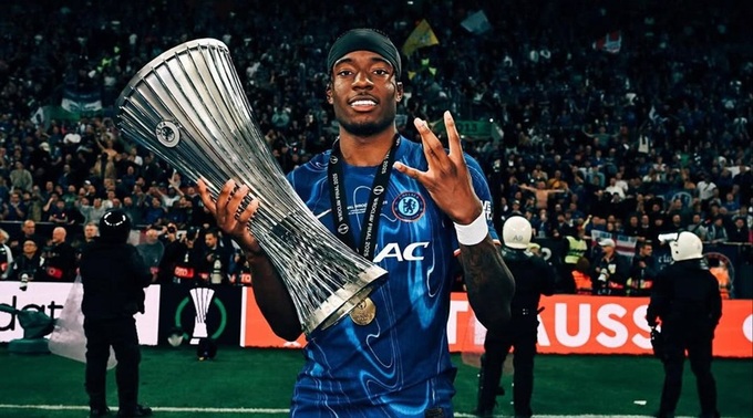 Madueke là thành viên của Chelsea vô địch FIFA Club World Cup 2025