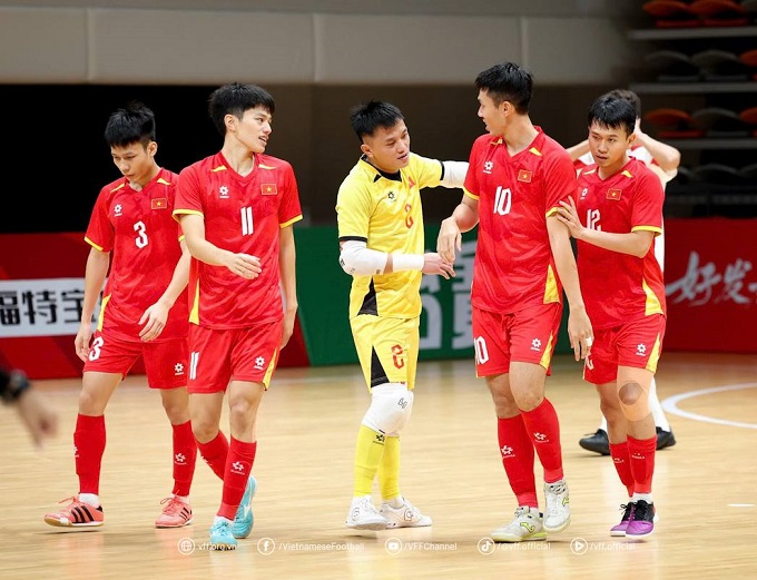 ĐT futsal Việt Nam góp mặt ở VCK cũng với 3 trận toàn toàn thắng