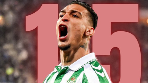 Antony lại có thêm màn trình diễn xuất thần cho Betis  Antony lại có thêm màn trình diễn xuất thần cho Betis