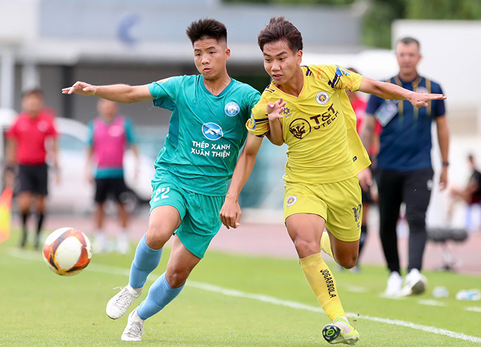 U17 Nam Định và U17 Hà Nội đã cống hiến cho khán giả một trận cầu chất lượng 