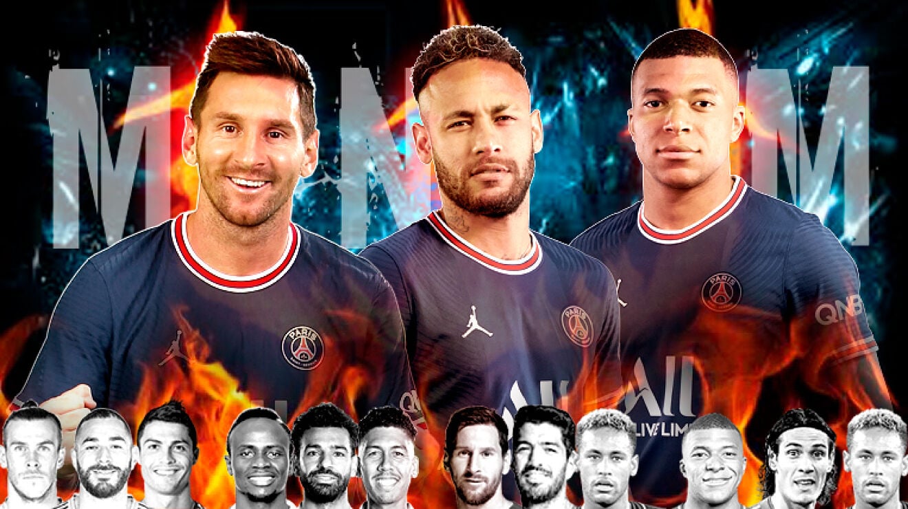Hàng tiền đạo là bộ ba nguyên tử khác gồm Neymar, Suarez, Mbappe