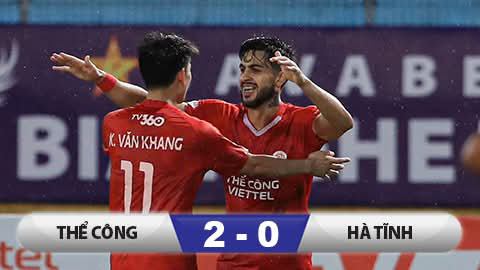 Kết quả Thể Công Viettel 2-0 Hồng Lĩnh Hà Tĩnh: Vững vàng trong top 4  Kết quả Thể Công Viettel 2-0 Hồng Lĩnh Hà Tĩnh: Vững vàng trong top 4