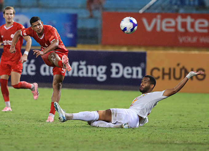 CLB Thể Công Viettel củng cố vị trí trong top 4 V.League - Ảnh: Minh Tuấn 