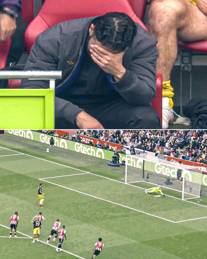 Amorim vẫn không dám xem Bruno đá phạt đền, cho thấy sự bất lực và yếu đuối về tâm lý