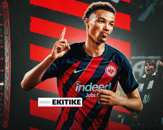 Tại Frankfurt, Ekitike thi đấu bùng nổ và dần phát triển những kỹ năng của mình