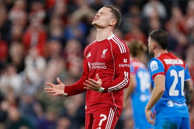 Florian Wirtz chưa chứng tỏ được nhiều trong màu áo Liverpool