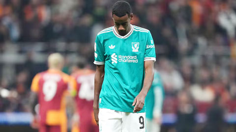 Thống kê đáng báo động về Alexander Isak sau trận Liverpool thua Galatasaray  Thống kê đáng báo động về Alexander Isak sau trận Liverpool thua Galatasaray