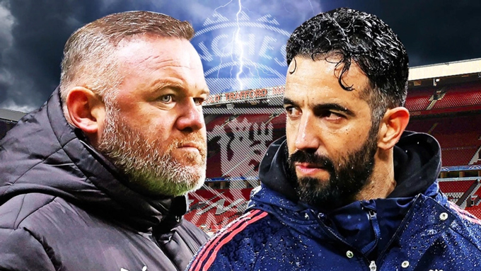 Rooney cho rằng sơ đồ chiến thuật của MU không hợp lý nhưng Amorim lại không cho rằng như vậy