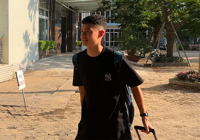 Vadim Nguyễn hào hứng lên U23 Việt Nam - Ảnh: Vy Cầm