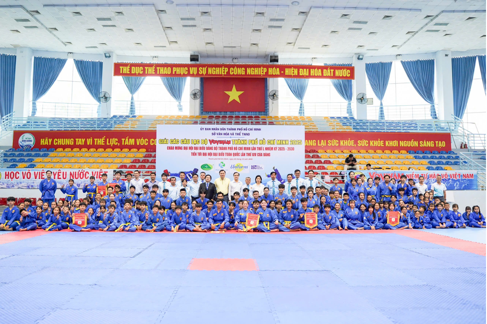 Giải các CLB Vovinam Thành phố Hồ Chí Minh năm 2025 quy tụ hơn 150 VĐV đến từ 14 đơn vị trên địa bàn Thành phố sôi nổi tranh T