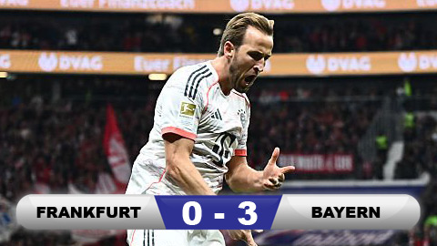 Kết quả Frankfurt 0-3 Bayern: 3 điểm dễ dàng cho 'Hùm xám'  Kết quả Frankfurt 0-3 Bayern: 3 điểm dễ dàng cho 'Hùm xám'