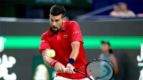 Novak Djokovic vượt qua áp lực, đánh bại Hanfmann tại Thượng Hải  Novak Djokovic vượt qua áp lực, đánh bại Hanfmann tại Thượng Hải