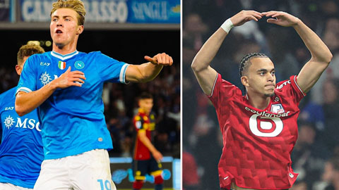 Hojlund giúp Napoli ngược dòng, em trai Mbappe toả sáng cầm chân PSG  Hojlund giúp Napoli ngược dòng, em trai Mbappe toả sáng cầm chân PSG