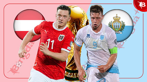 Nhận định bóng đá Áo vs San Marino, 01h45 ngày 10/10: Chủ nhà thắng to  Nhận định bóng đá Áo vs San Marino, 01h45 ngày 10/10: Chủ nhà thắng to