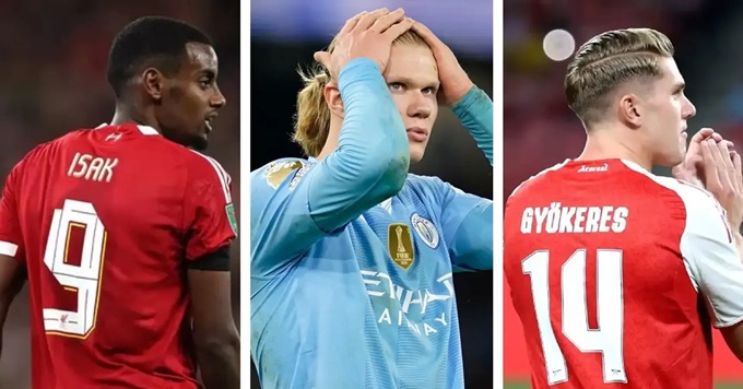 Cuộc đua tam mã sẽ được quyết định bởi Isak, Haaland và Gyokeres