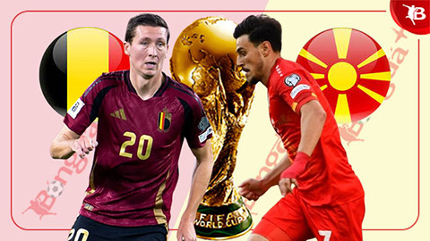  Nhận định bóng đá Bỉ vs Bắc Macedonia, 01h45 ngày 11/10: Quỷ đỏ phải thắng