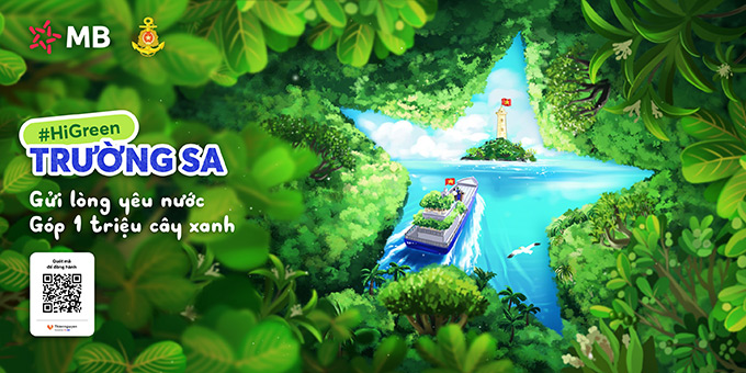 HiGreen Trường Sa hướng tới mục tiêu huy động nguồn lực xã hội, góp phần thực hiện mục tiêu trồng 1 triệu cây phủ xanh đặc khu Trường Sa, tỉnh Khánh Hòa - Ảnh: BTC