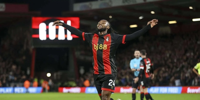 Antoine Semenyo là cầu thủ xuất sắc nhất Premier League