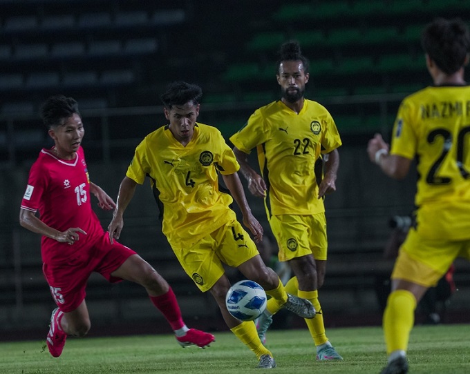 Nhưng Malaysia vẫn thắng đậm Lào 