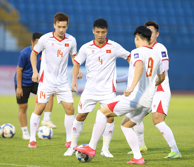 ĐT Việt Nam tự tin hướng đến trận gặp Nepal - Ảnh: Quốc An 