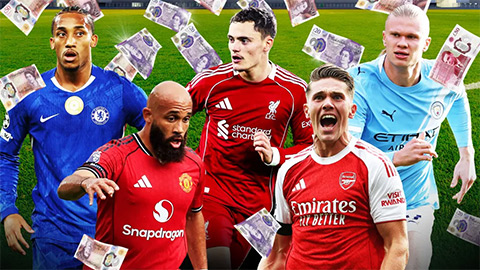 Giá trị đội hình các CLB đắt nhất thế giới: Chelsea chiếm đỉnh Giá trị đội hình các CLB đắt nhất thế giới: Chelsea chiếm đỉnh