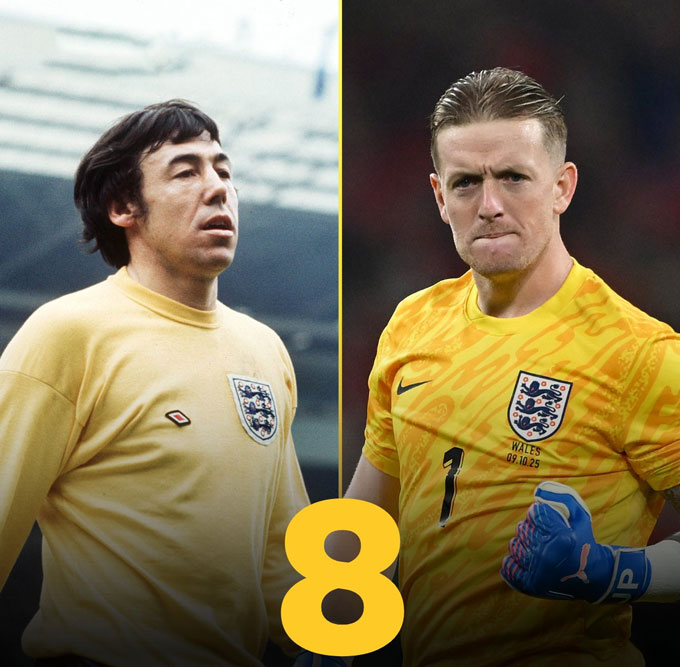 Pickford cân bằng kỷ lục giữ sạch lưới 8 trận liên tiếp của huyền thoại Gordon Banks