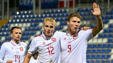 Áo thắng 10-0, Hojlund tỏa sáng với cú đúp ở ĐT Đan Mạch  Áo thắng 10-0, Hojlund tỏa sáng với cú đúp ở ĐT Đan Mạch