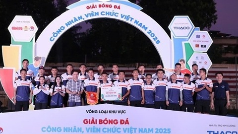 SHB FC xuất sắc đưa Công đoàn Ngân hàng Việt Nam lên ngôi Á quân vòng loại phía Bắc Giải bóng đá công nhân, viên chức Việt Nam 2025  SHB FC xuất sắc đưa Công đoàn Ngân hàng Việt Nam lên ngôi Á quân vòng loại phía Bắc Giải bóng đá công nhân, viên chức Việt Nam 2025