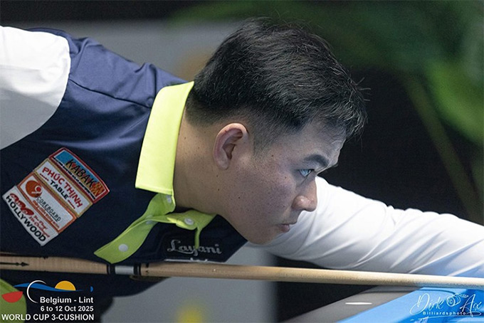 Bao Phương Vinh vừa giành chiến thắng áp đảo trước David Pennor 