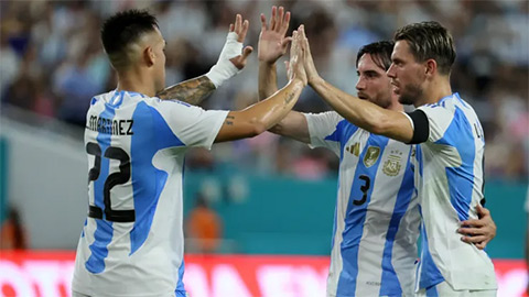 Argentina thắng nhẹ trong ngày vắng Messi  Argentina thắng nhẹ trong ngày vắng Messi