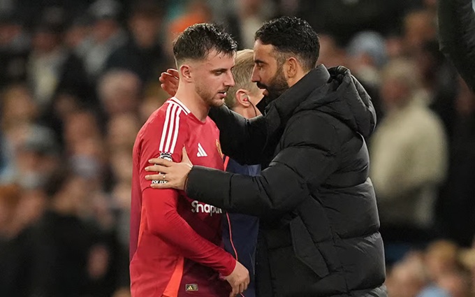 Hệ thống 3-4-3 của Amorim rất cần những cầu thủ biết hy sinh như Mount