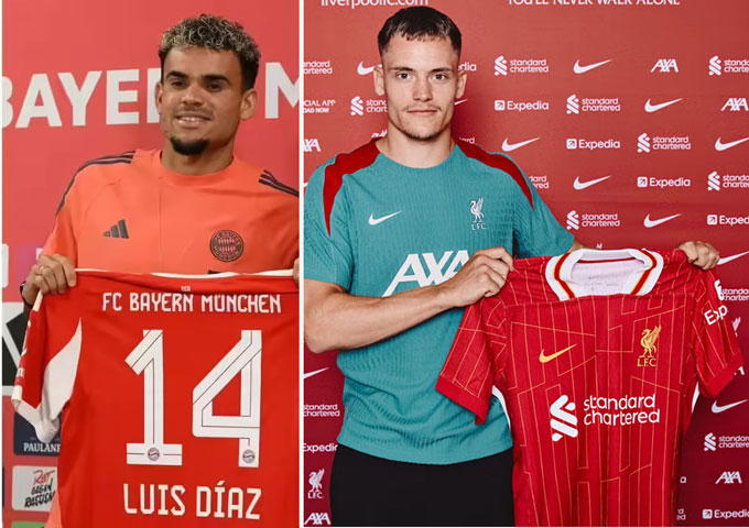 Liverpool đẩy Diaz sang Bayern và mang về Wirtz từ Leverkusen