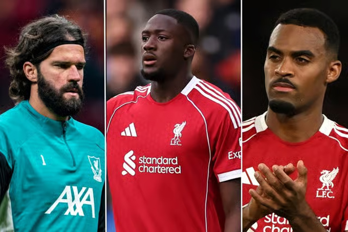 Liverpool sẽ vắng Alisson, Konate và Gravenberch