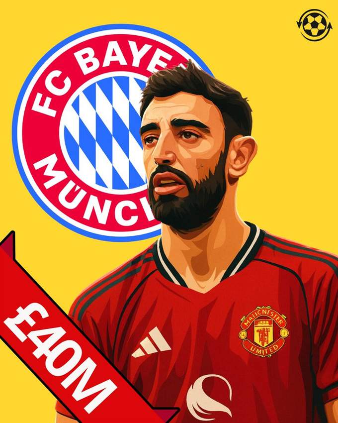 Bayern đặt giá 40 triệu bảng hỏi mua Bruno từ MU