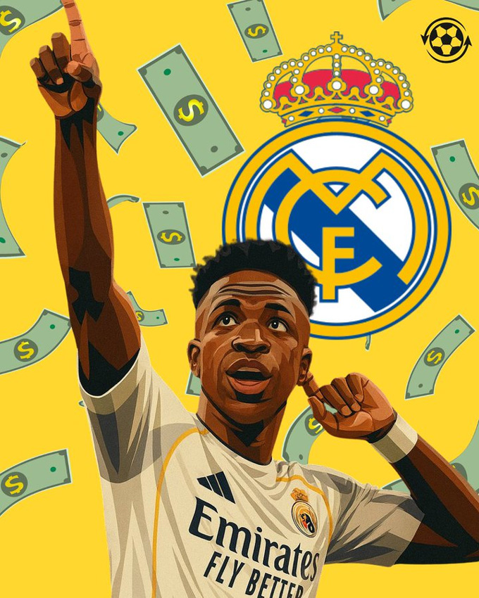 Vinicius muốn mức lương cố định từ 20 đến 25 triệu euro mỗi năm