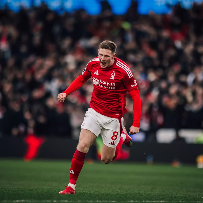 Anderson đang thi đấu thăng hoa trong màu áo Nottingham