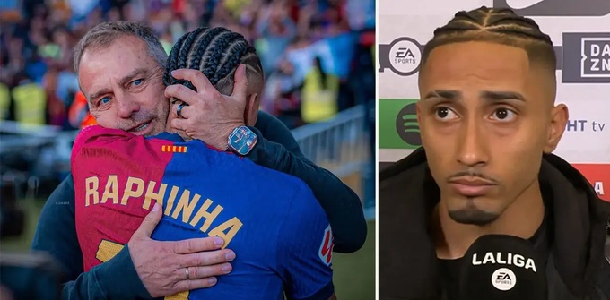 Raphinha có thể kịp bình phục cho trận El Clasico ngày 26/10.