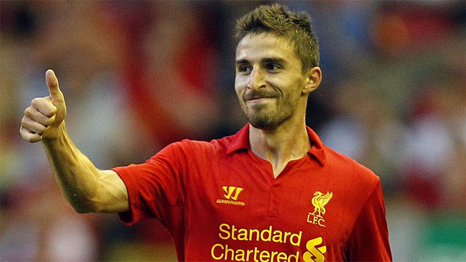 Borini từng có thời gian thi đấu cho Liverpool