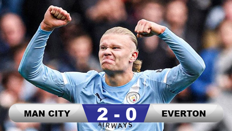 Kết quả Man City 2-0 Everton: Không thể cản Haaland  Kết quả Man City 2-0 Everton: Không thể cản Haaland