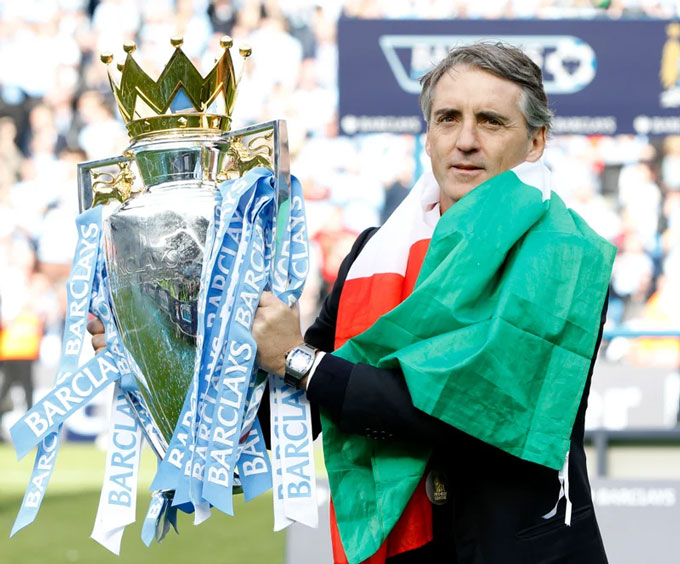Mancini từng có rất nhiều thành công khi dẫn dắt Man City